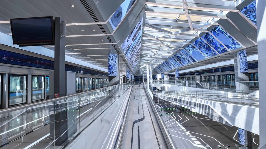 Le métro de Dubaï Route 2020 entre en service commercial